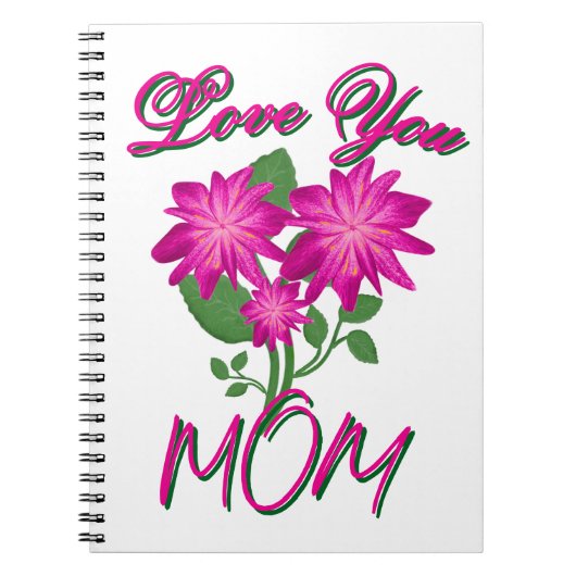 Individuelles und personalisiertes Blumen-Geschenk Notizblock (Vorderseite)