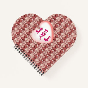 Individuelles und personalisiertes Blumen-Geschenk Notizblock
