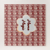 Individuelles und personalisiertes Blumen-Geschenk Puzzle (Horizontal)