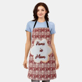 Individuelles und personalisiertes Blumen-Geschenk Schürze (Getragen)