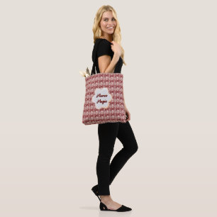 Individuelles und personalisiertes Blumen-Geschenk Tasche