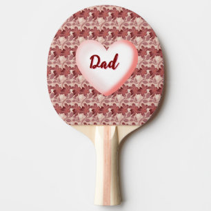 Individuelles und personalisiertes Blumengeschenk  Tischtennis Schläger
