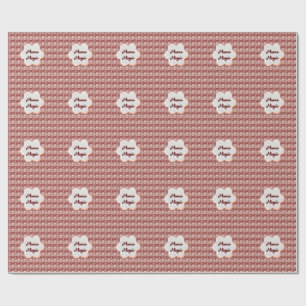 Individuelles und personalisiertes Muttertags-Blum Geschenkpapier