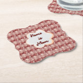 Individuelles und personalisiertes Muttertags-Blum Untersetzer (angewinkelt)