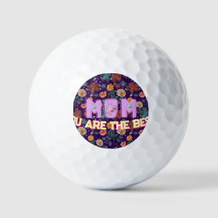 Individuelles und personalisiertes Muttertagsgesch Golfball