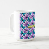 Individuelles und personalisiertes Muttertagsgesch Kaffeetasse (Vorderseite Links)