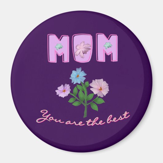 Individuelles und personalisiertes Muttertagsgesch Magnet (Vorne)