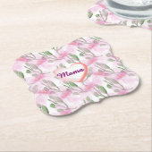 Individuelles und personalisiertes Wasserfarben-Bl Untersetzer (angewinkelt)