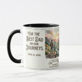 Individuelles Vatertagsgeschenk - Abenteuer warten Tasse