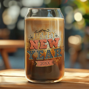 Individuelles Vintage-Design zum Silvesterabend Ei Dosenglas