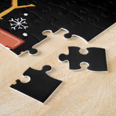 Individuelles Vintage Silvester Design Einzigartig Puzzle (Seite)