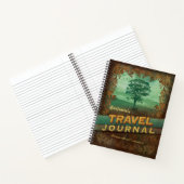 Individuelles Vintage Travel Journal Notizblock (Innenseite)