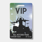 Individuelles VIP All Access Concept Abzeichen Ausweis (Vorderseite)