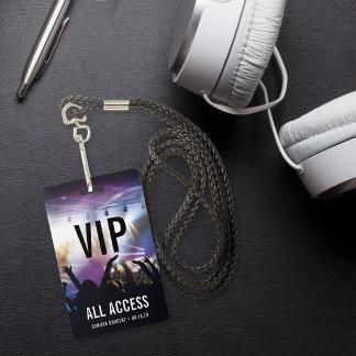 Individuelles VIP All Access Konzert Ausweis