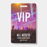 Individuelles VIP All Access Pass Konzert Ausweis<br><div class="desc">Individuelles VIP All Access Pass Concert Festival Abzeichen - perfekt für jede Veranstaltung. 
Passen Sie das Bild und den Text an,  damit sie auf Ihr Ereignis passen. 
Ideal für Konferenzen,  Festivals,  Musikkonzerte,  Kunstveranstaltungen.</div>
