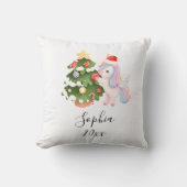 individuelles Weihnachtskissen für Mädchen Kissen (Vorderseite)