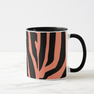 Individuelles Zebrastreifenmuster Tasse