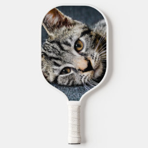 INDIVIDUELLES ZWEI-FOTO-HAUSTIERKATZE-PICKLEBALL-S PICKLEBALL SCHLÄGER