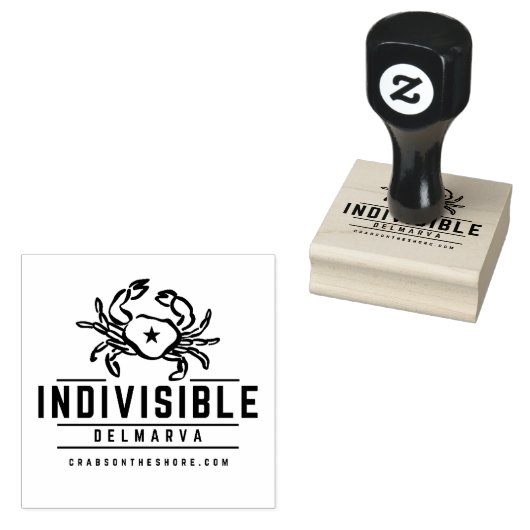 Indivisible DelMarVa Rubber Stamp Gummistempel (Stempel)