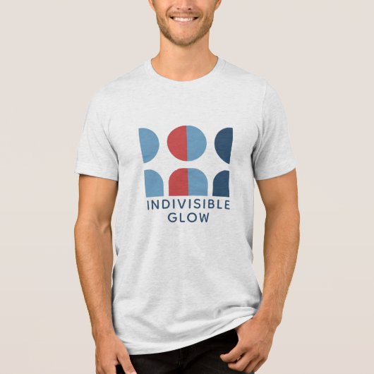 Indivisible GLOW Group T-Shirt Tri-Blend Shirt (Vorderseite)