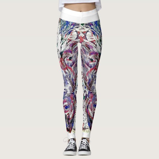 Indiz mit Weiß Leggings (Vorderseite)