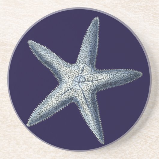 Indizes Muscheln IV Sandstein Untersetzer (Vorne)