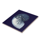 Indizien-Muscheln VII Fliese (Seite)