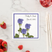 Indizien-Rose (Hochzeit) Serviette (Beispiel)