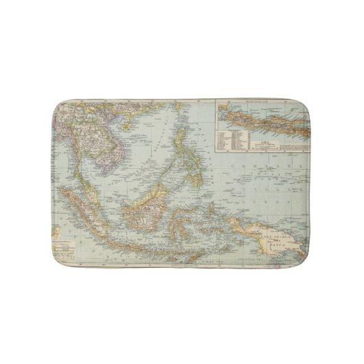 Indo China und Malaysian-Archipel Badematte (Vorderseite)