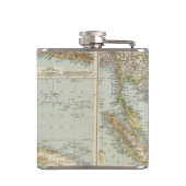 Indo China und Malaysian-Archipel Flachmann (Rückseite)