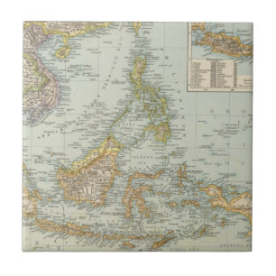 Indo China und Malaysian-Archipel Fliese