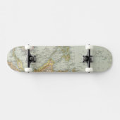 Indo China und Malaysian-Archipel Skateboard (Horizontal)