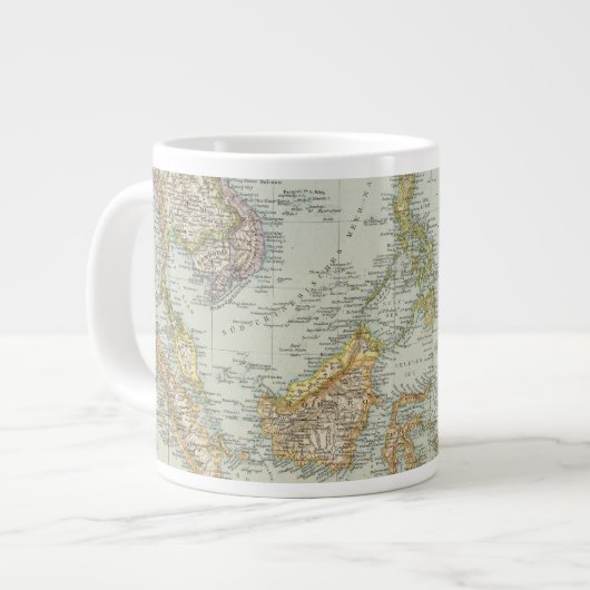 Indo-China und Malaysischer Archipel Jumbo-Tasse (Vorderseite Links)