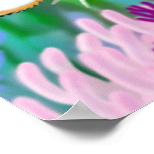 Indo-Pacific Coral Reef Fish Poster (Ecke)