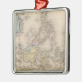 Indochina-Archipel von Asien Ornament Aus Metall (Links)