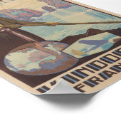 Indochina Vintage Travel Poster (Ecke)