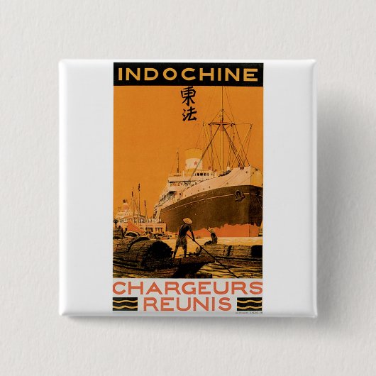 Indochine Chargeurs Reunis Button (Vorderseite)