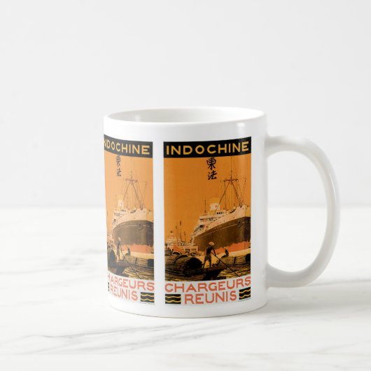 Indochine Chargeurs Reunis Kaffeetasse (Rechts)