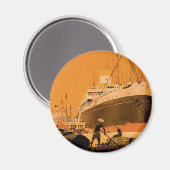 Indochine Chargeurs Reunis Magnet (Vorderseite/Rückseite)