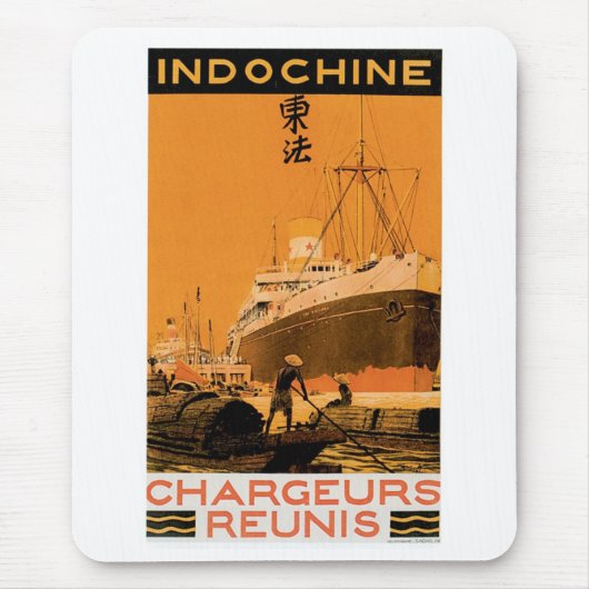 Indochine Chargeurs Reunis Mousepad (Vorne)