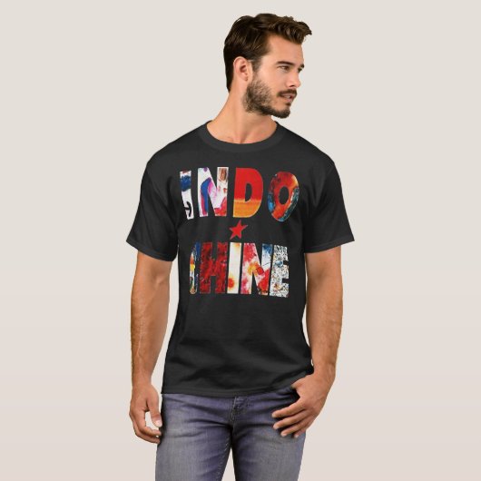 Indochine - Klassischer wesentlicher T - Shirt für (Vorne ganz)