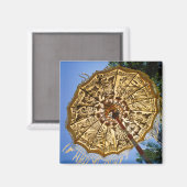 Indonesia, Bali | Temple Umbrella Magnet (Vorderseite/Rückseite)