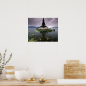 Indonesia, Bali, Ulun Danu Temple. Poster (Küche)
