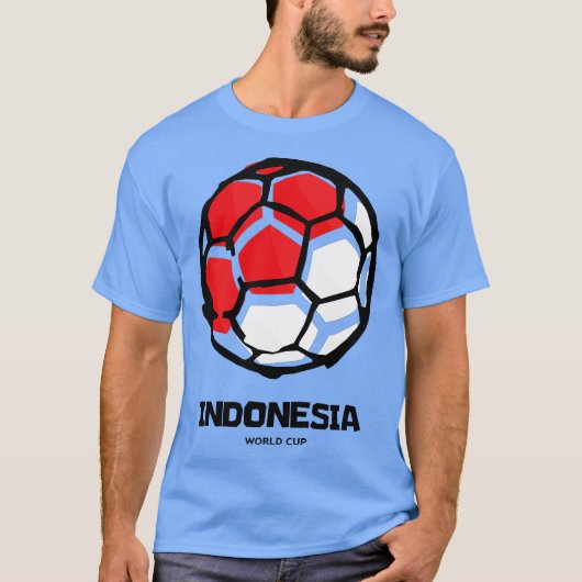 Indonesia Country Flag T-Shirt (Vorderseite)
