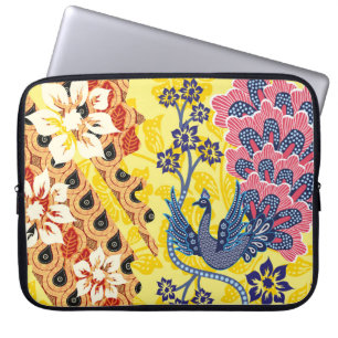 Indonesian batik motifs with very distinctive plan laptopschutzhülle