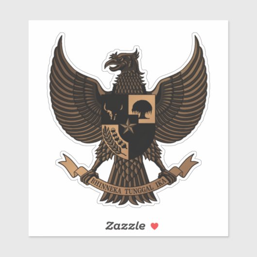 Indonesien Aufkleber (Blatt)