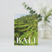 Indonesien, Bali | Reis Paddies Postkarte (Stehend Vorderseite)