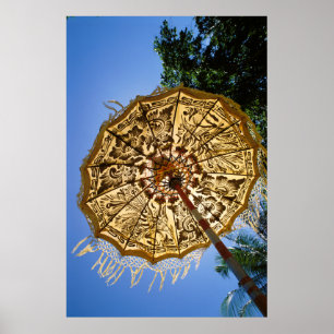 Indonesien, Bali   Tempel-Schirm Poster