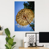 Indonesien, Bali | Temple Umbrella Poster (Heimbüro)