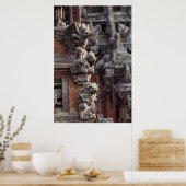 Indonesien, Bali, Ubud, Steinschnitzereien von Hin Poster (Küche)